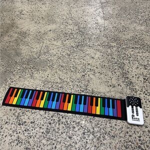 Rainbow Roll-Up Piano Keyboard